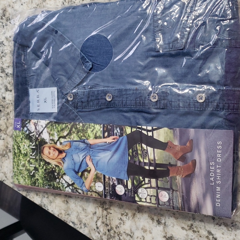 Serra denim dress
